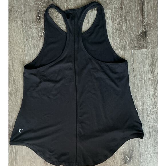 NWT ZYIA Black Effortless Tank Long XL Racerback Vented Tank Top Sleeveless - Picture 3 of 5